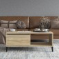 vidaXL Couchtisch Sonoma-Eiche 90x50x36,5 cm Holzwerkstoff vidaXL Couchtisch Sonoma-Eiche 90x50x36,5 cm Holzwerkstoff