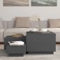 vidaXL Aufbewahrungsboxen mit Deckeln 3 Stk. Grau Massivholz Kiefer vidaXL Aufbewahrungsboxen mit Deckeln 3 Stk. Grau Massivholz Kiefer