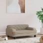 vidaXL Hundebett Cappuccino-Braun 70x45x30 cm Kunstleder vidaXL Hundebett Cappuccino-Braun 70x45x30 cm Kunstleder