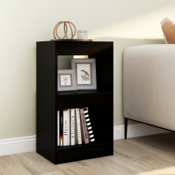 vidaXL Bücherregal/Raumteiler Schwarz 40×30×72cm