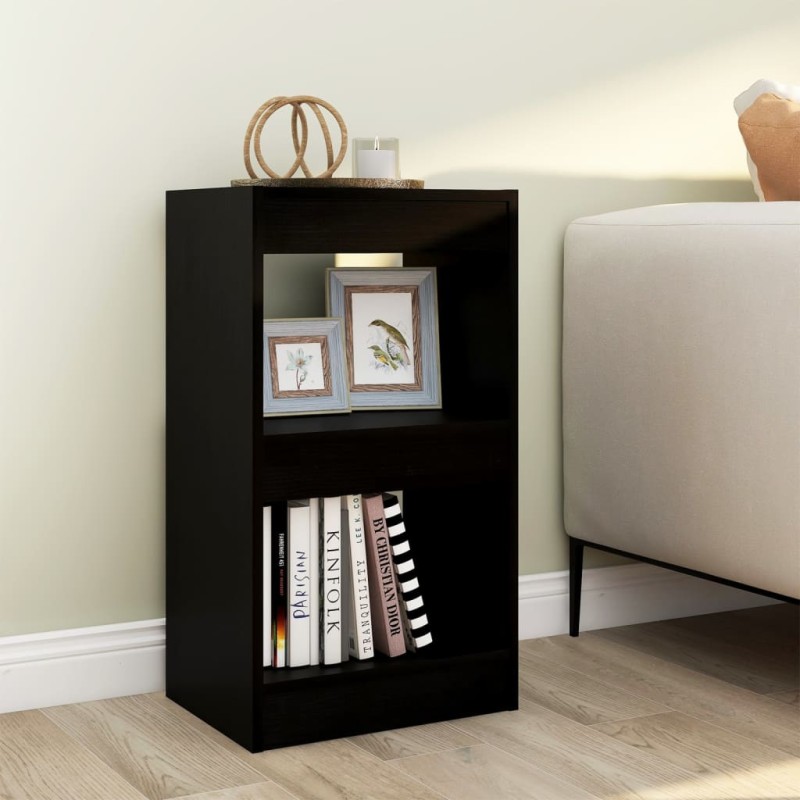 vidaXL Bücherregal/Raumteiler Schwarz 40×30×72cm vidaXL Bücherregal/Raumteiler Schwarz 40×30×72cm