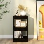 vidaXL Bücherregal/Raumteiler Schwarz 40×30×72cm vidaXL Bücherregal/Raumteiler Schwarz 40×30×72cm