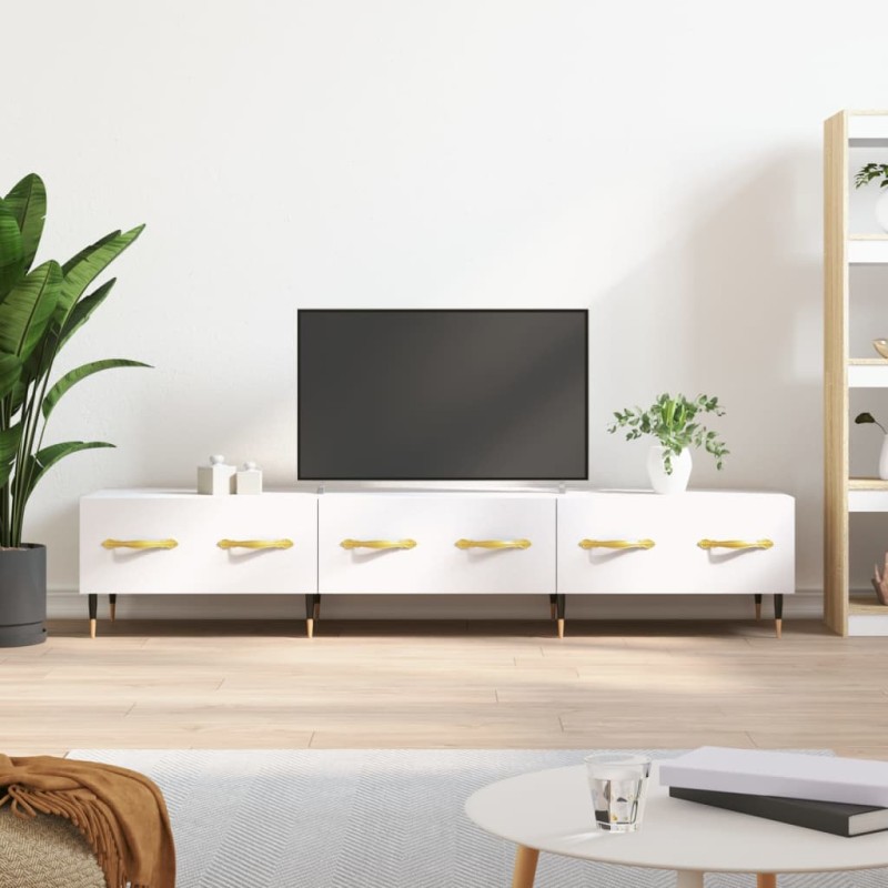 vidaXL TV-Schrank Weiß 150x36x30 cm Holzwerkstoff vidaXL TV-Schrank Weiß 150x36x30 cm Holzwerkstoff