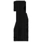 vidaXL Wand-Schuhregale 2 Stk. Schwarz 110x9x23 cm Massivholz Kiefer vidaXL Wand-Schuhregale 2 Stk. Schwarz 110x9x23 cm Massivholz Kiefer