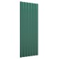 vidaXL Dachpaneele 12 Stk. Pulverbeschichteter Stahl Grün 100x36 cm vidaXL Dachpaneele 12 Stk. Pulverbeschichteter Stahl Grün 100x36 cm