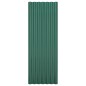 vidaXL Dachpaneele 12 Stk. Pulverbeschichteter Stahl Grün 100x36 cm vidaXL Dachpaneele 12 Stk. Pulverbeschichteter Stahl Grün 100x36 cm