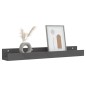 vidaXL Wandregale 2 Stk. Grau 80x12x9 cm Massivholz Kiefer vidaXL Wandregale 2 Stk. Grau 80x12x9 cm Massivholz Kiefer