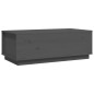 vidaXL Couchtisch Grau 100x50x35 cm Massivholz Kiefer vidaXL Couchtisch Grau 100x50x35 cm Massivholz Kiefer