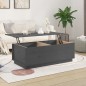 vidaXL Couchtisch Grau 100x50x35 cm Massivholz Kiefer vidaXL Couchtisch Grau 100x50x35 cm Massivholz Kiefer