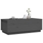 vidaXL Couchtisch Grau 100x50x35 cm Massivholz Kiefer vidaXL Couchtisch Grau 100x50x35 cm Massivholz Kiefer
