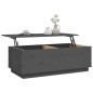 vidaXL Couchtisch Grau 100x50x35 cm Massivholz Kiefer vidaXL Couchtisch Grau 100x50x35 cm Massivholz Kiefer