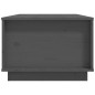 vidaXL Couchtisch Grau 100x50x35 cm Massivholz Kiefer vidaXL Couchtisch Grau 100x50x35 cm Massivholz Kiefer