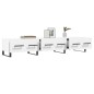 vidaXL TV-Schrank Weiß 150x36x30 cm Holzwerkstoff vidaXL TV-Schrank Weiß 150x36x30 cm Holzwerkstoff