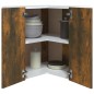 vidaXL Eck-Hängeschrank Räuchereiche 57x57x60 cm Holzwerkstoff vidaXL Eck-Hängeschrank Räuchereiche 57x57x60 cm Holzwerkstoff