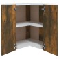 vidaXL Eck-Hängeschrank Räuchereiche 57x57x60 cm Holzwerkstoff vidaXL Eck-Hängeschrank Räuchereiche 57x57x60 cm Holzwerkstoff