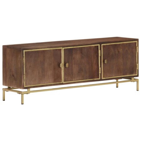 vidaXL TV-Schrank 120x30x46 cm Massivholz Mango