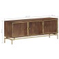 vidaXL TV-Schrank 120x30x46 cm Massivholz Mango vidaXL TV-Schrank 120x30x46 cm Massivholz Mango