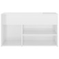 vidaXL Schuhbank Hochglanz-Weiß 80x30x45 cm Holzwerkstoff vidaXL Schuhbank Hochglanz-Weiß 80x30x45 cm Holzwerkstoff