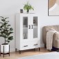 vidaXL Highboard Weiß 69,5x31x115 cm Holzwerkstoff vidaXL Highboard Weiß 69,5x31x115 cm Holzwerkstoff