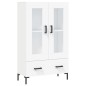 vidaXL Highboard Weiß 69,5x31x115 cm Holzwerkstoff vidaXL Highboard Weiß 69,5x31x115 cm Holzwerkstoff