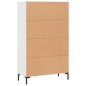 vidaXL Highboard Weiß 69,5x31x115 cm Holzwerkstoff vidaXL Highboard Weiß 69,5x31x115 cm Holzwerkstoff