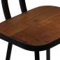 vidaXL Barhocker 2 Stk. Massives Altholz vidaXL Barhocker 2 Stk. Massives Altholz