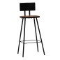 vidaXL Barhocker 2 Stk. Massives Altholz vidaXL Barhocker 2 Stk. Massives Altholz