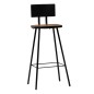 vidaXL Barhocker 2 Stk. Massives Altholz vidaXL Barhocker 2 Stk. Massives Altholz