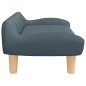 Hundebett Dunkelgrau 70x40x24 cm Stoff Hundebett Dunkelgrau 70x40x24 cm Stoff