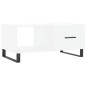 vidaXL Couchtisch Weiß 90x50x40 cm Holzwerkstoff vidaXL Couchtisch Weiß 90x50x40 cm Holzwerkstoff