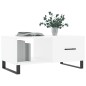 vidaXL Couchtisch Weiß 90x50x40 cm Holzwerkstoff vidaXL Couchtisch Weiß 90x50x40 cm Holzwerkstoff