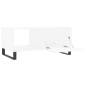 vidaXL Couchtisch Weiß 90x50x40 cm Holzwerkstoff vidaXL Couchtisch Weiß 90x50x40 cm Holzwerkstoff