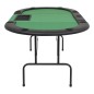 vidaXL 9-Spieler Poker Falttisch 3-fach Faltbar Oval Grün vidaXL 9-Spieler Poker Falttisch 3-fach Faltbar Oval Grün