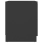 vidaXL Nachttisch Schwarz 40x40x50 cm Spanplatte vidaXL Nachttisch Schwarz 40x40x50 cm Spanplatte