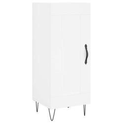 vidaXL Sideboard Weiß 34,5x34x90 cm Holzwerkstoff
