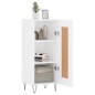 vidaXL Sideboard Weiß 34,5x34x90 cm Holzwerkstoff vidaXL Sideboard Weiß 34,5x34x90 cm Holzwerkstoff