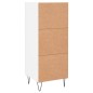 vidaXL Sideboard Weiß 34,5x34x90 cm Holzwerkstoff vidaXL Sideboard Weiß 34,5x34x90 cm Holzwerkstoff