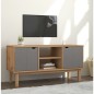 vidaXL TV-Schrank OTTA Braun&Grau 113,5x43x57 cm Massivholz Kiefer vidaXL TV-Schrank OTTA Braun&Grau 113,5x43x57 cm Massivholz Kiefer