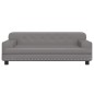 Hundebett Grau 90x53x30 cm Kunstleder Hundebett Grau 90x53x30 cm Kunstleder