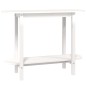 vidaXL Konsolentisch Weiß 110x40x80 cm Massivholz Kiefer vidaXL Konsolentisch Weiß 110x40x80 cm Massivholz Kiefer