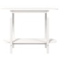 vidaXL Konsolentisch Weiß 110x40x80 cm Massivholz Kiefer vidaXL Konsolentisch Weiß 110x40x80 cm Massivholz Kiefer