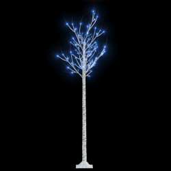 vidaXL Weihnachtsbaum 180 LEDs 1,8 m Blau Indoor Outdoor
