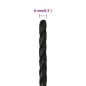 vidaXL Arbeitsseil Schwarz 8 mm 25 m Polypropylen vidaXL Arbeitsseil Schwarz 8 mm 25 m Polypropylen