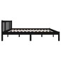 vidaXL Massivholzbett Schwarz 120x190 cm vidaXL Massivholzbett Schwarz 120x190 cm