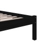 vidaXL Massivholzbett Schwarz 120x190 cm vidaXL Massivholzbett Schwarz 120x190 cm