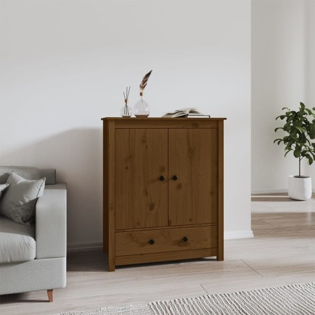 vidaXL Highboard Honigbraun 83x41,5x100 cm Massivholz Kiefer
