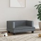 Hundebett Dunkelgrau 60x40x30 cm Samt Hundebett Dunkelgrau 60x40x30 cm Samt