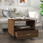 vidaXL Couchtisch Braun Eichen-Optik 55x55x40 cm Holzwerkstoff vidaXL Couchtisch Braun Eichen-Optik 55x55x40 cm Holzwerkstoff