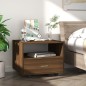 vidaXL Couchtisch Braun Eichen-Optik 55x55x40 cm Holzwerkstoff vidaXL Couchtisch Braun Eichen-Optik 55x55x40 cm Holzwerkstoff