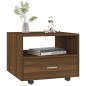 vidaXL Couchtisch Braun Eichen-Optik 55x55x40 cm Holzwerkstoff vidaXL Couchtisch Braun Eichen-Optik 55x55x40 cm Holzwerkstoff